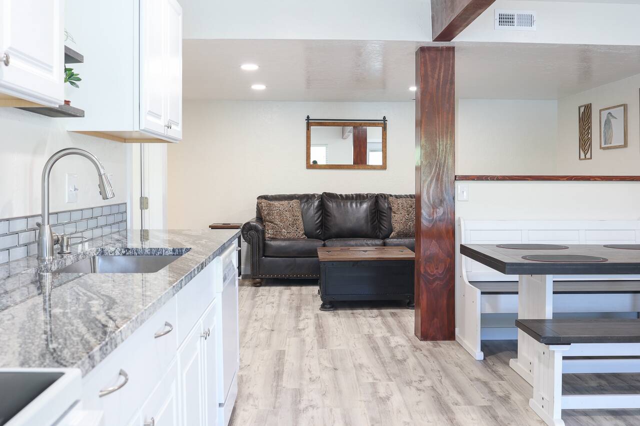 Kitchen and dining room